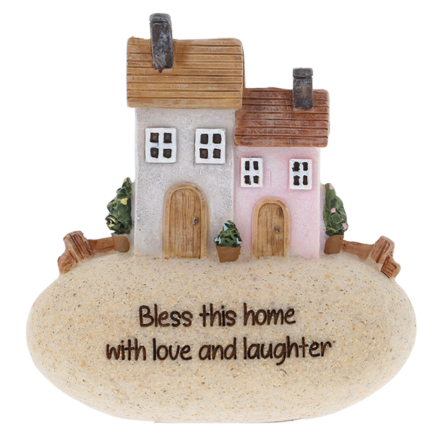 Positive Message Gift Pebble Home Bless This House 