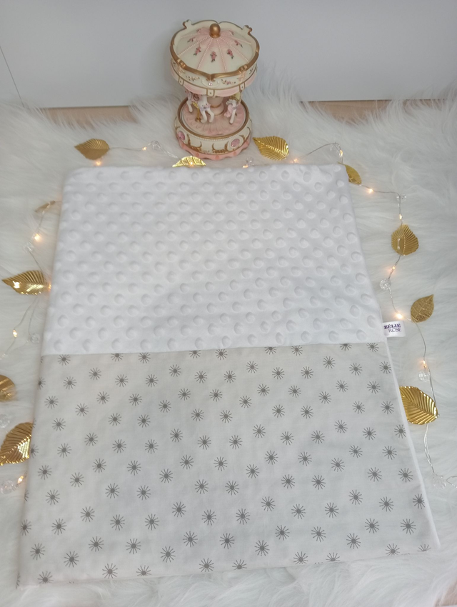 Couverture doublée &quot;Petits soleils&quot;