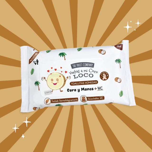 Lingettes désinfectantes - Coco