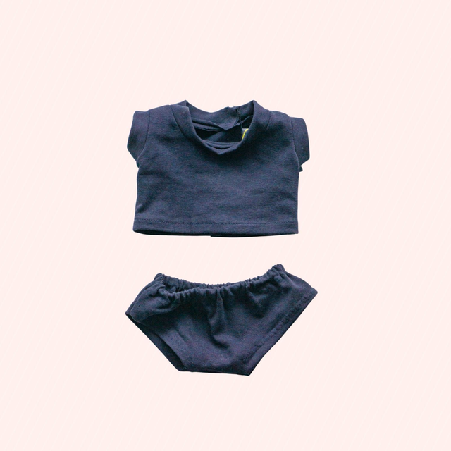 Ensemble bleu marine