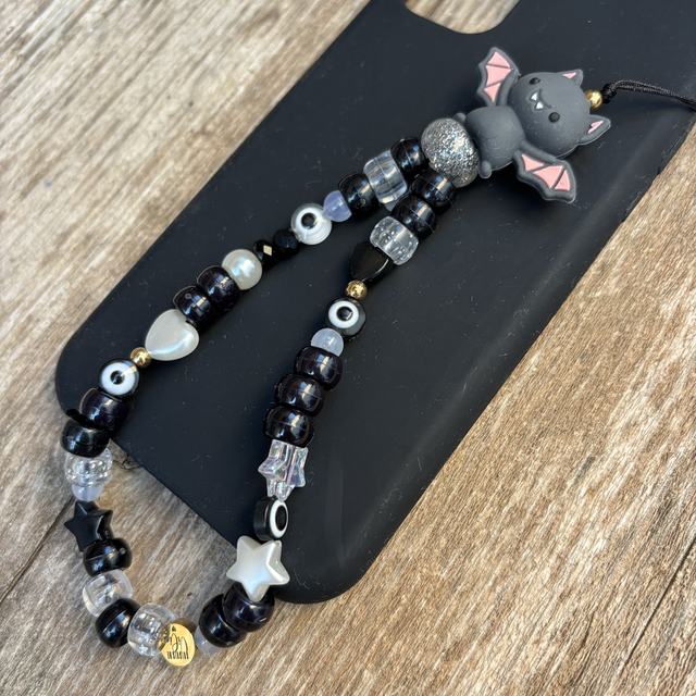 Grigri de téléphone Halloween Chauve-souris 🦇 - Taille S