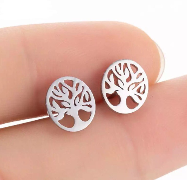 Tree of Life Stud Earrings