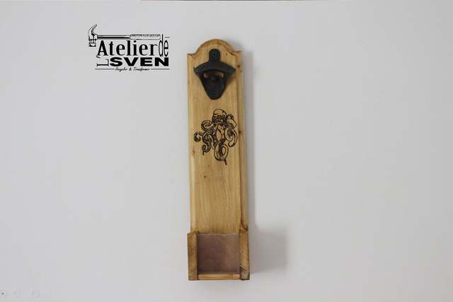 Décapsuleur Mural - Pieuvre Pirate