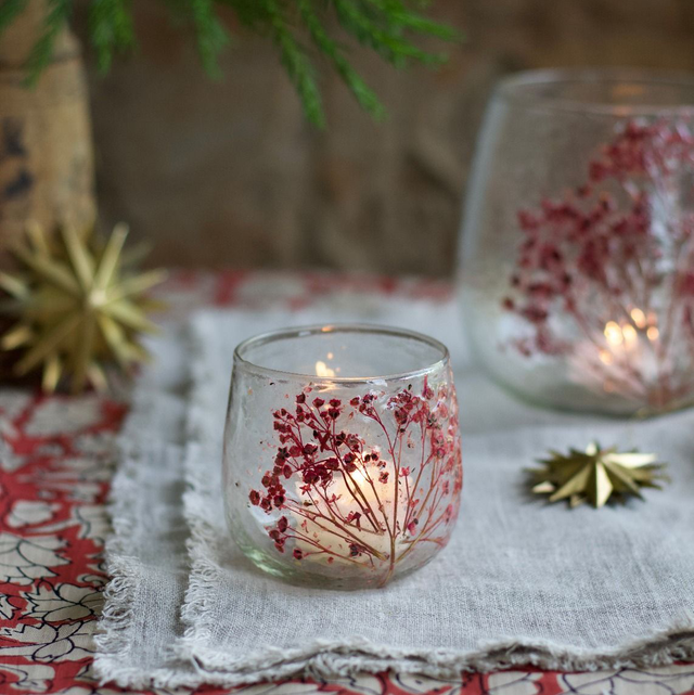 Weldaad Red flower glass