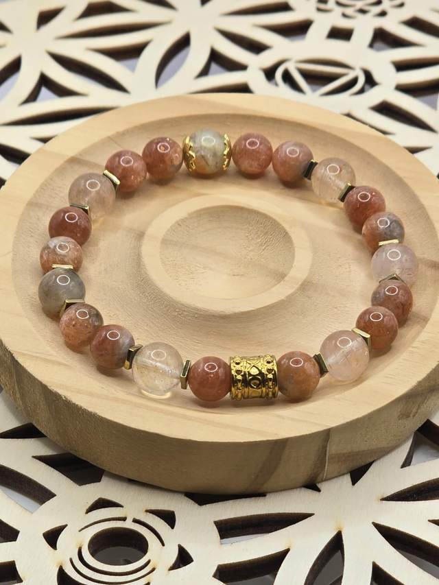 Bracelet Pierre de soleil haute qualité 