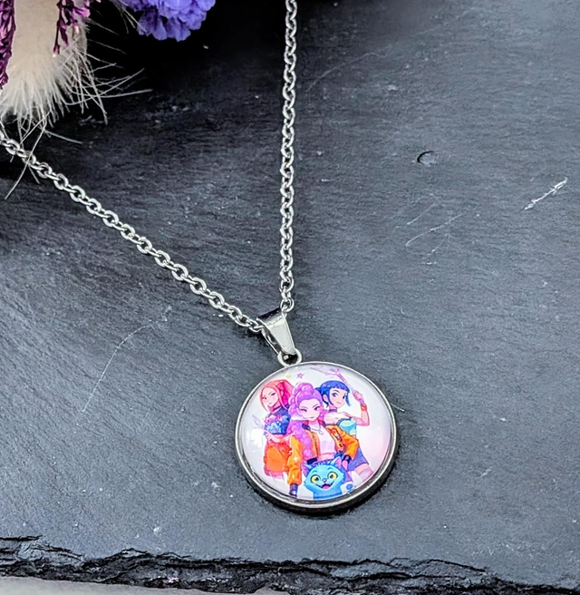 Stainless Steel K-Pop Huntrix Necklace 