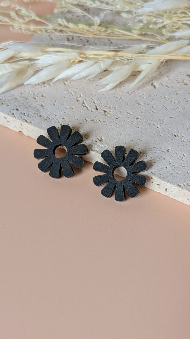 Charms - Daisy noir mat