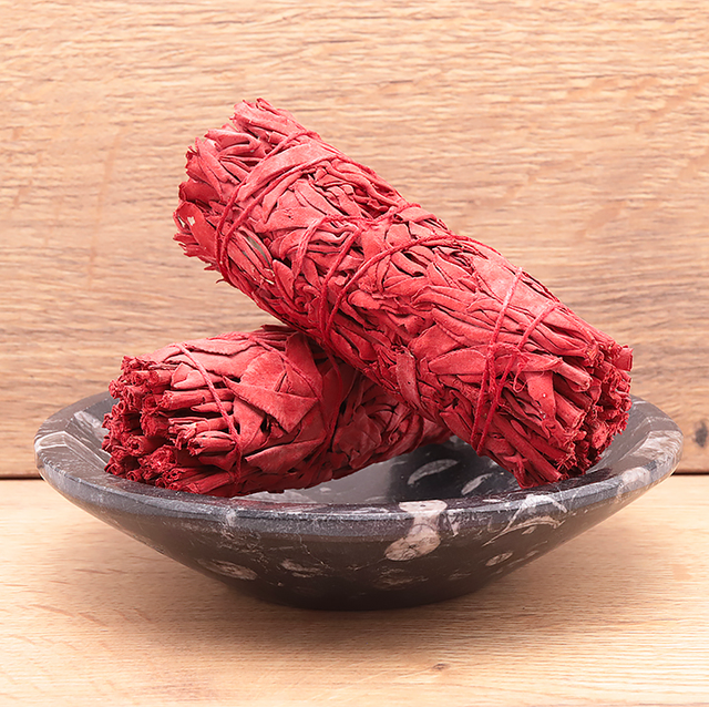 Sauge et poudre d encens rouge 