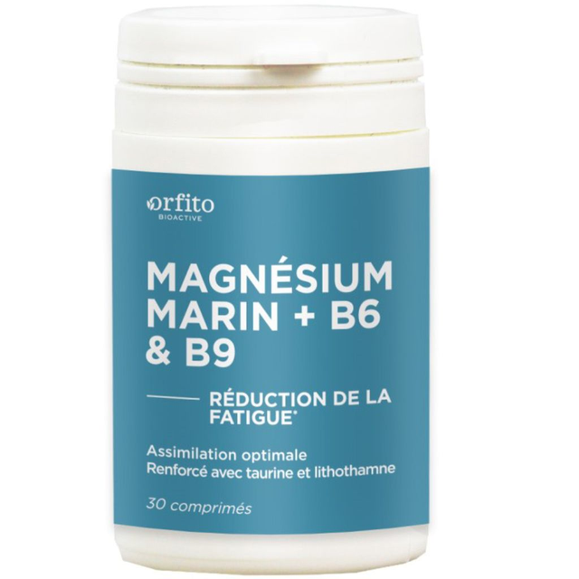 Magnésium marin renforcé, B6, B9
