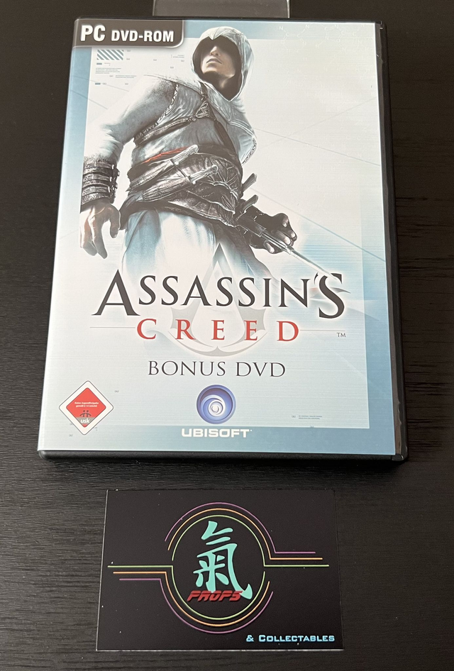DVD : Assassin's Creed * PC DVD-ROM * BONUS DVD * 2007 Ubisoft *