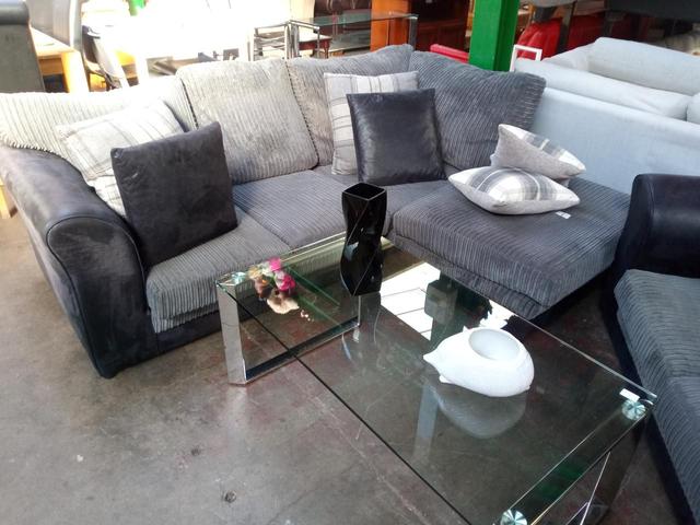 Corner sofa and two seater sofa 