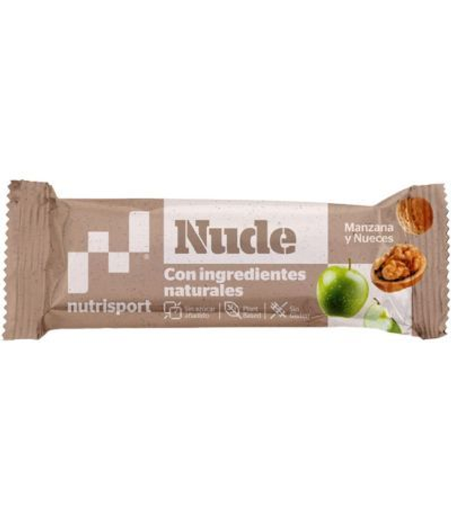 Barrita Nude Manzana Nueces 24uds Nutri-Sport