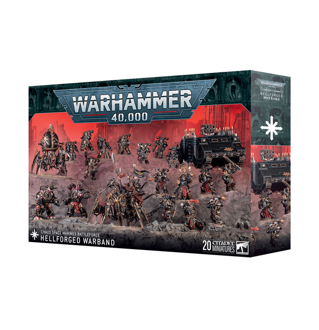Chaos Space Marines Battleforce Hellforged Warband