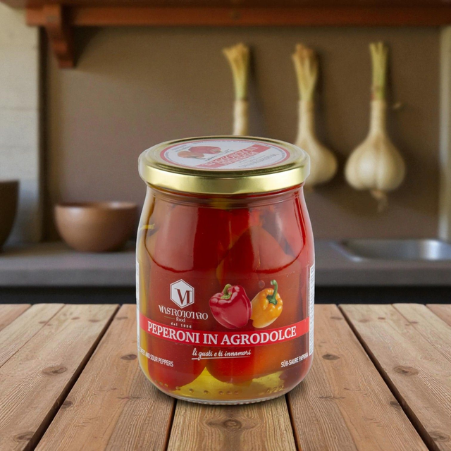 Peperoni in agrodolce - Mastrototaro Food - 550gr