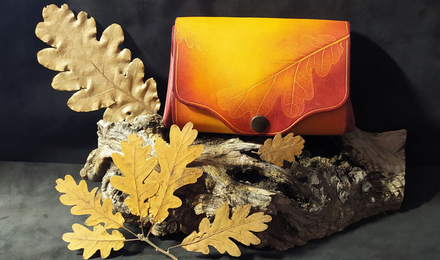 Porte Monnaie Soufflet- Chêne Eclatant