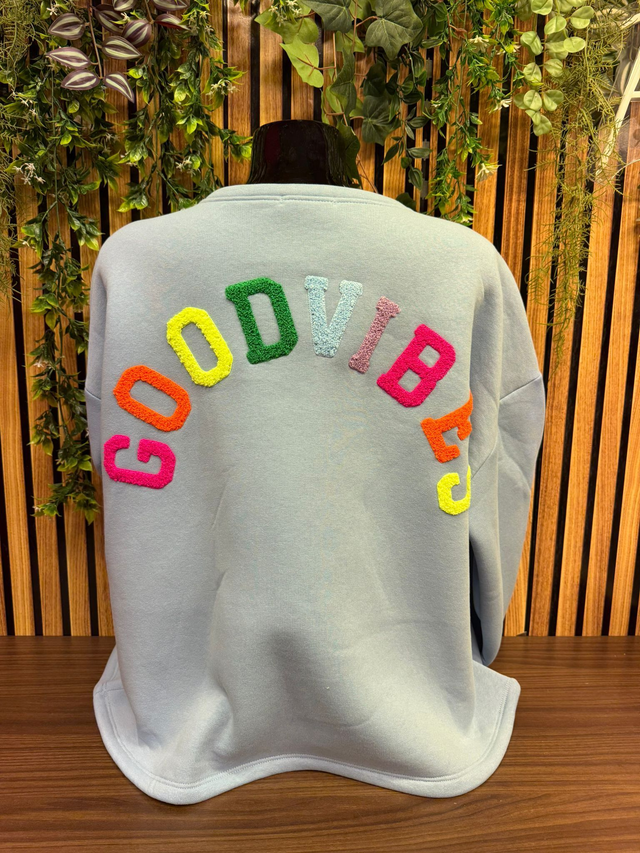 Sweater GOODVIBES - Blauw