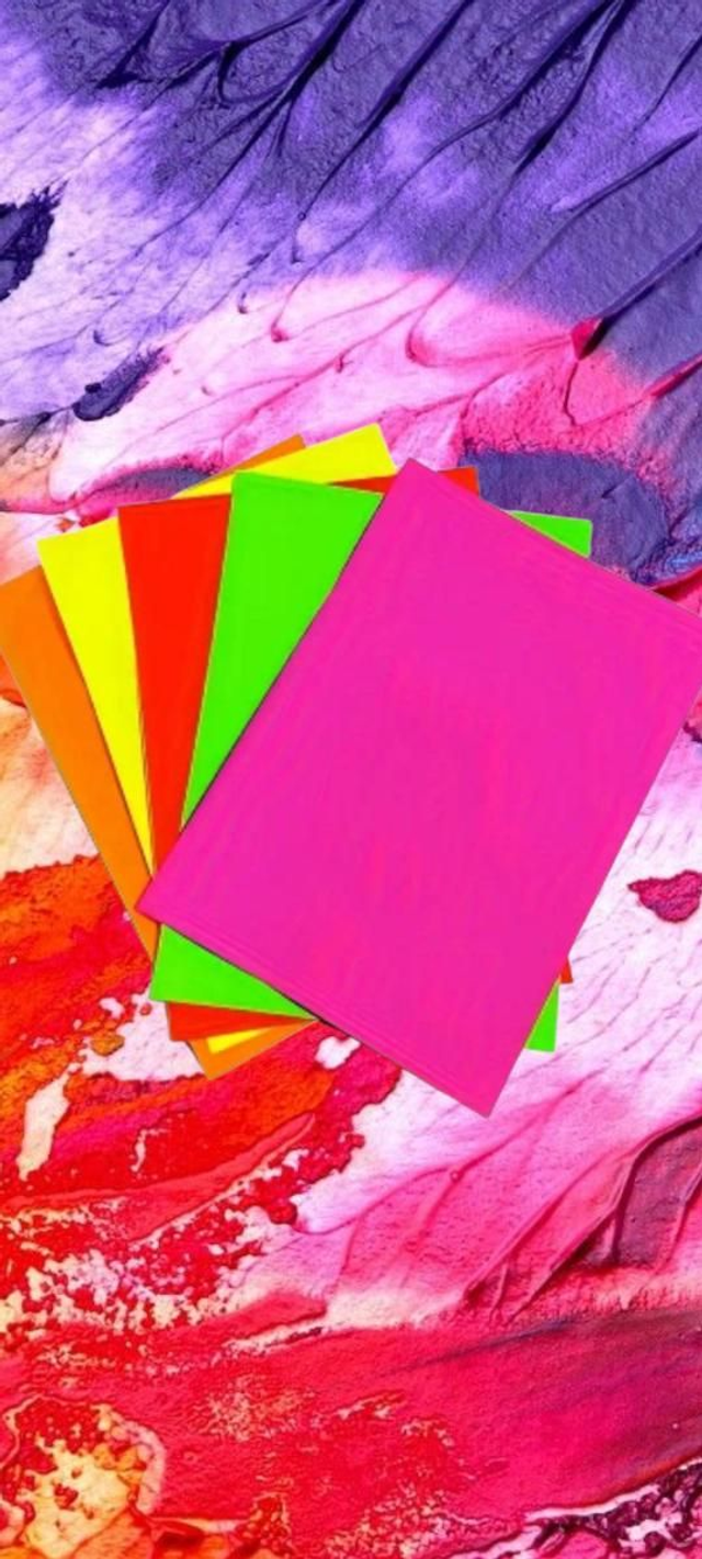 Papier Neon Farben 