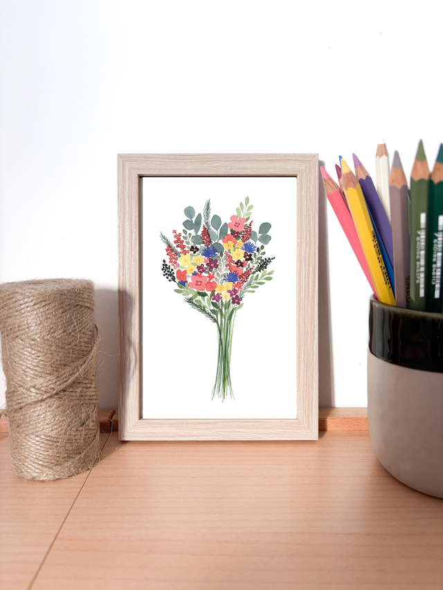 Illustration Bouquet champêtre