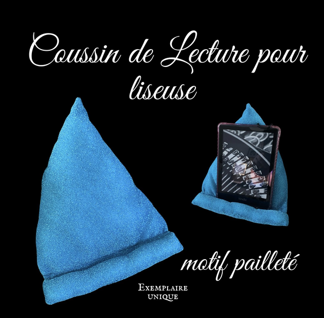 Coussin de lecture pour liseuse