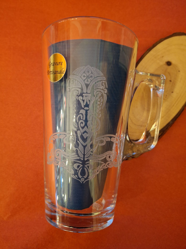Mug verre Marteau de Thor