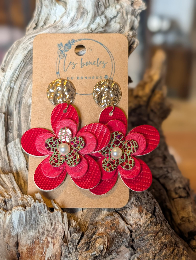 Boucles d'oreilles Collection Marguerite m049