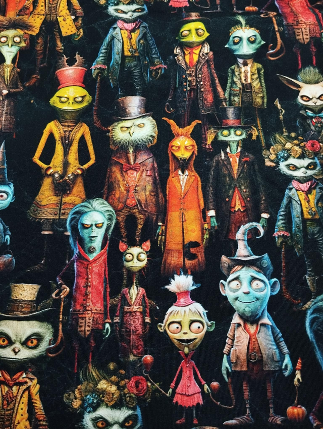 Tissu Tim Burton pour COMMANDE 