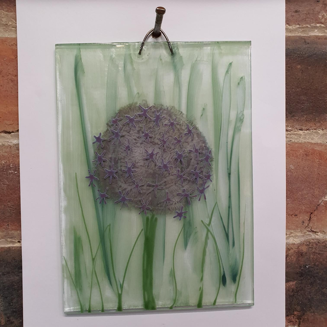A5 Allium wall art 