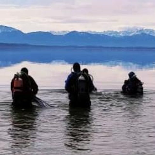 Begleiteter Tauchgang im See