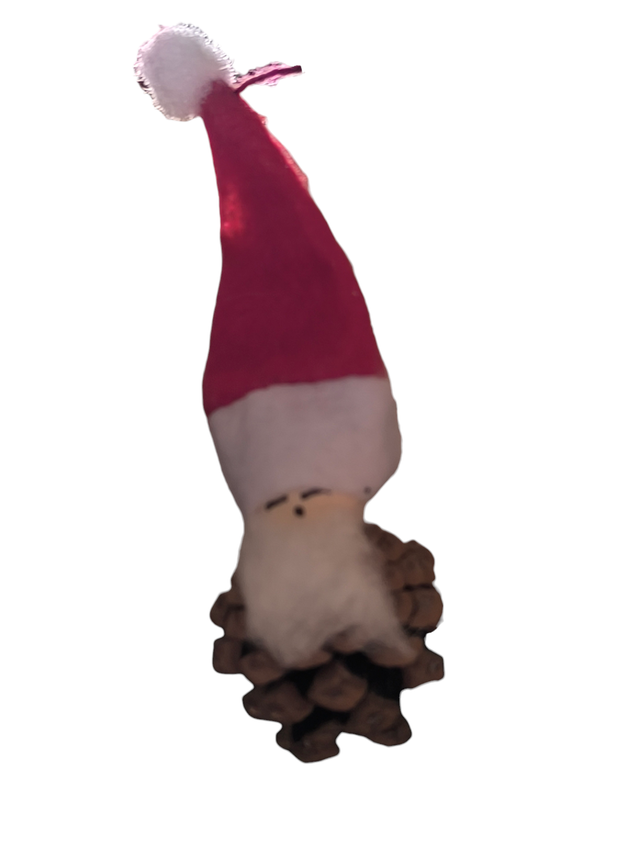 Père Noël en pin à suspendre (Petit)