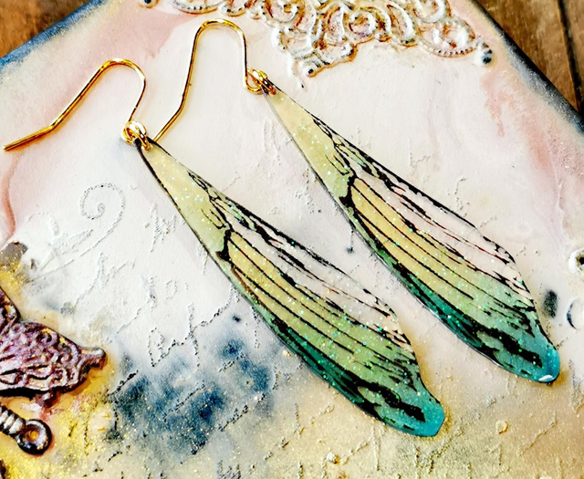 Boucles d&#039;oreilles Fée Viviane 