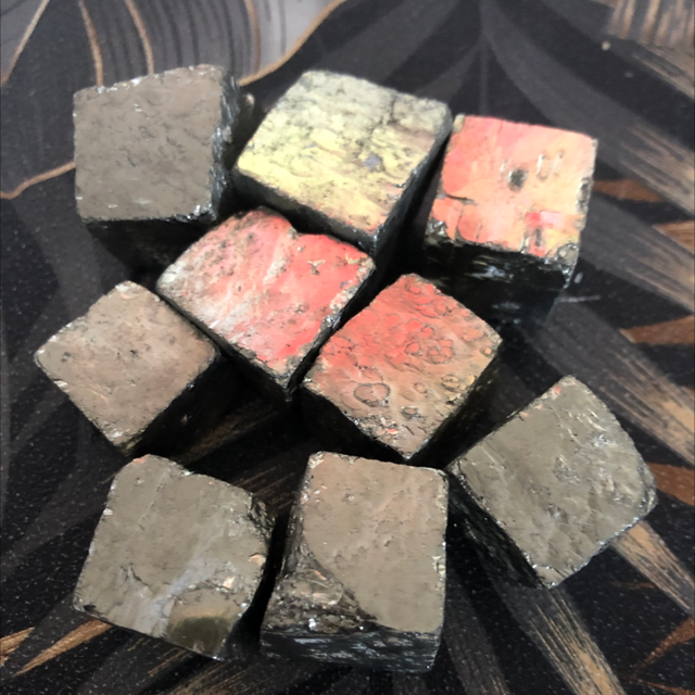 Piètre roulée Pyrite 