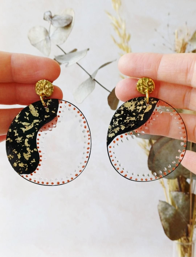 &quot; Victoire  &quot; Boucles d&#039;oreilles verres de lunettes 
