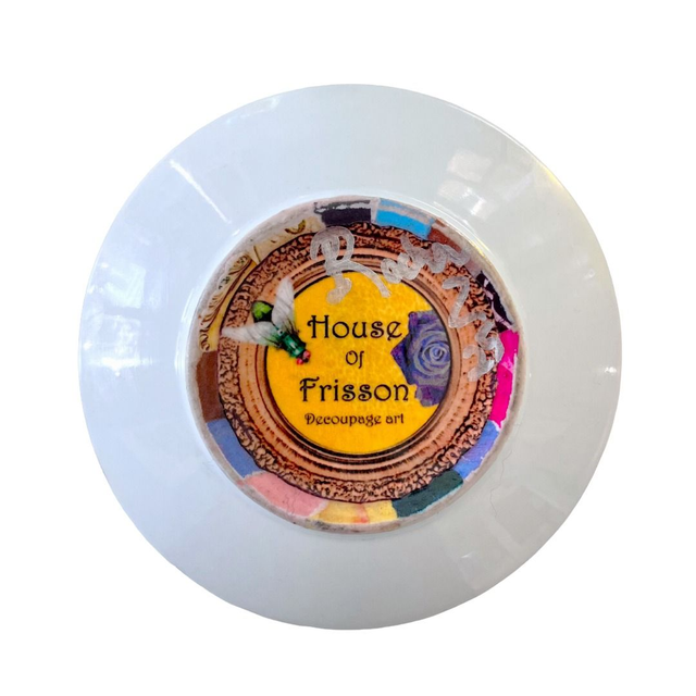 "Eh?" Black Upcycled Trinket Dish - House of Frisson