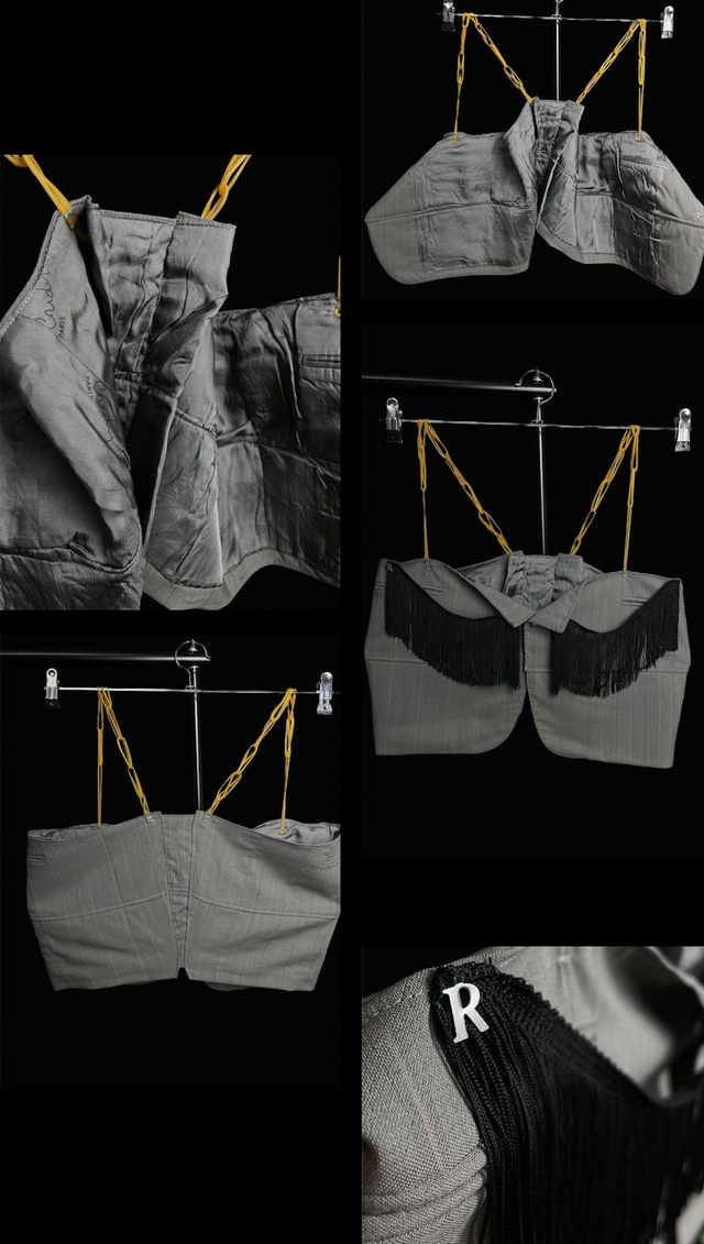 Bustier Upcycled - Antoine(tte) - M/L