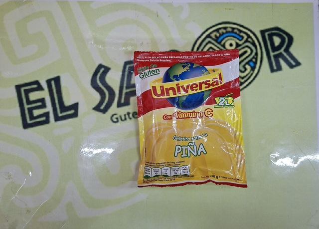 Gelatina Ananas Piña Universal 250 g
