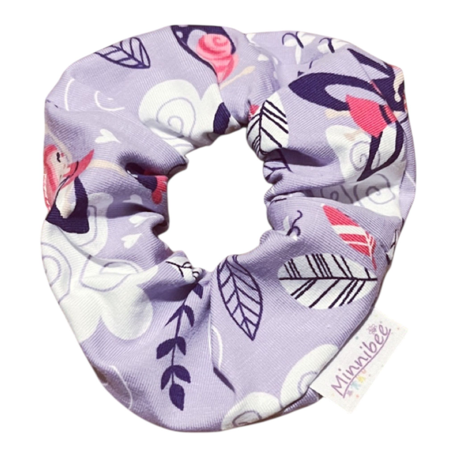 Haargummi/ Scrunchi lila Elfen