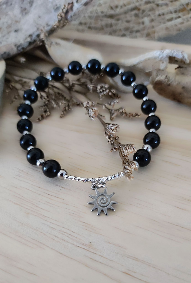 Bracelet "Canalise les émotions" Tourmaline