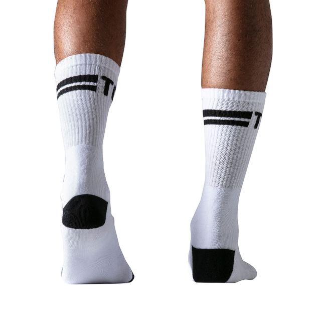 Chaussettes Sport Blanc-Noir