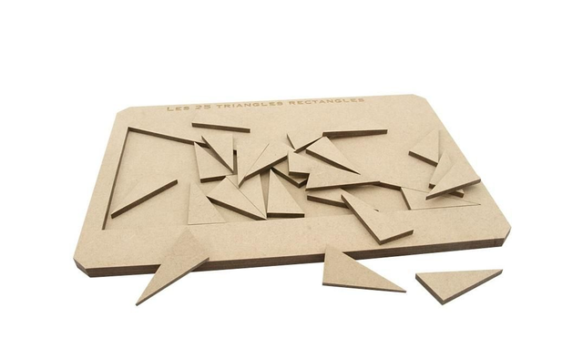 Les 25 triangles rectangles