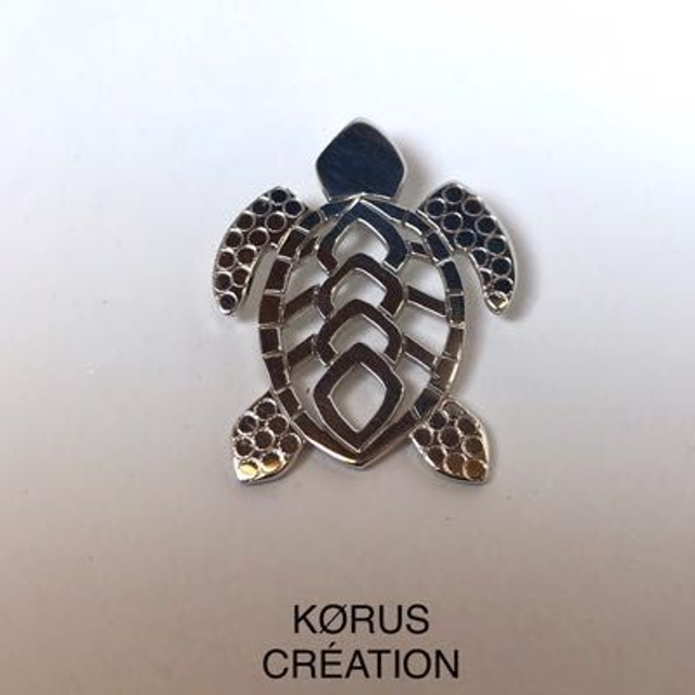 Pendentif Tortue en Argent 925