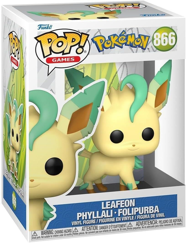  Funko POP! Games Pokémon Leafeon #866 