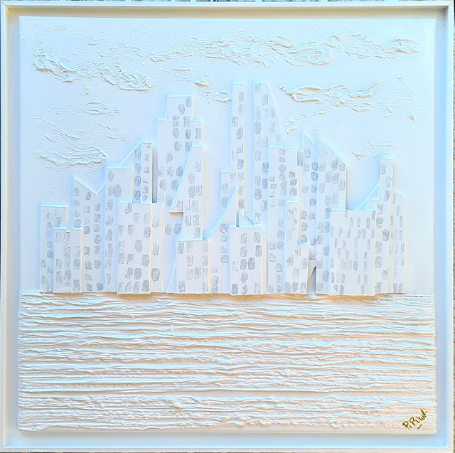 Rêve blanc 26 (80x80)  &quot;New York&quot;