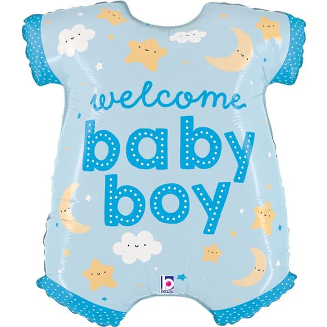 31" BABY BOY ONESIE FOIL