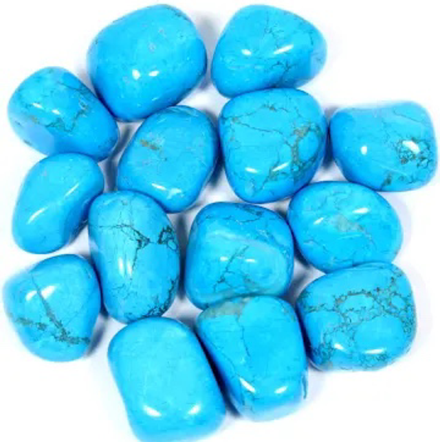 Blue Howlite Tumblestone 