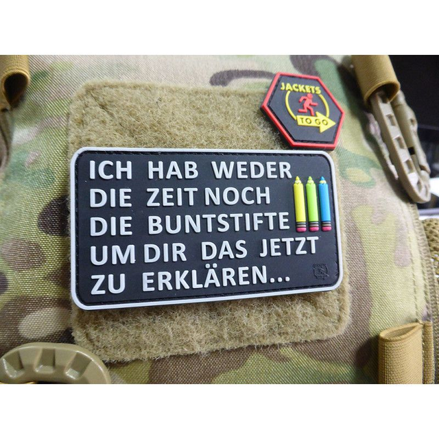 JTG Buntstifte Patch, fullcolor / JTG 3D Rubber Patch