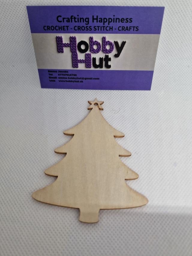 Paint-Your-Own Christmas Tree Decoration