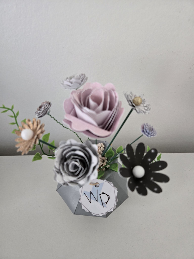 Bouquet de fleurs en papier – Élégance durable pour votre intérieur
