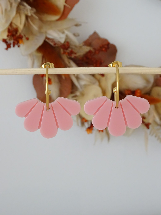 Aile de papillon : rose