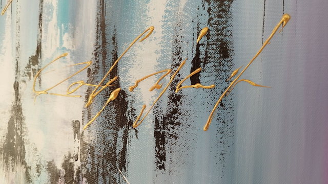 tableau abstrait – art contemporain moderne – Toile création unique signée