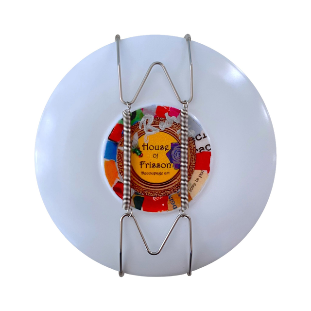 "I Was Polite Until I Wasn't" Yellow Art Plate - House of Frisson